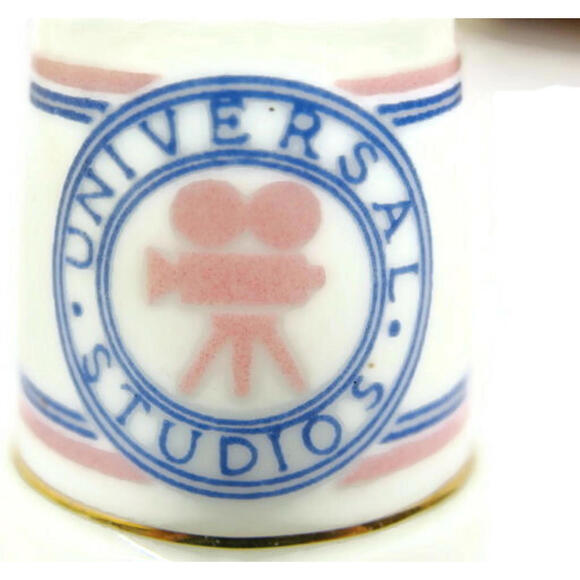Other - Vintage Thimble Universal Studios Porcelain Camera Souvenir